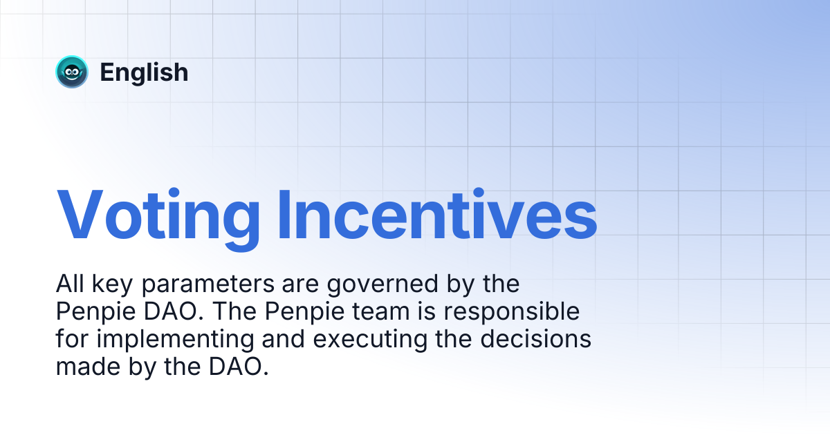 Voting Incentives | English